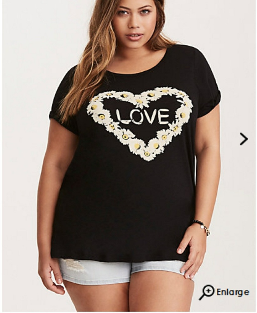 Torrid Daisy Love tee